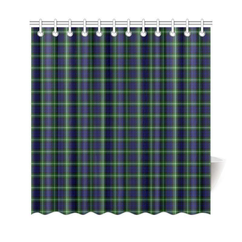 Lamont Modern Tartan Plaid Shower Curtain