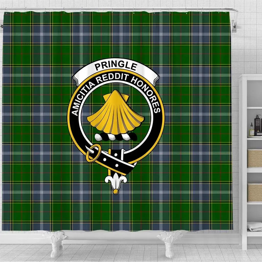 Pringle Tartan Crest Shower Curtain