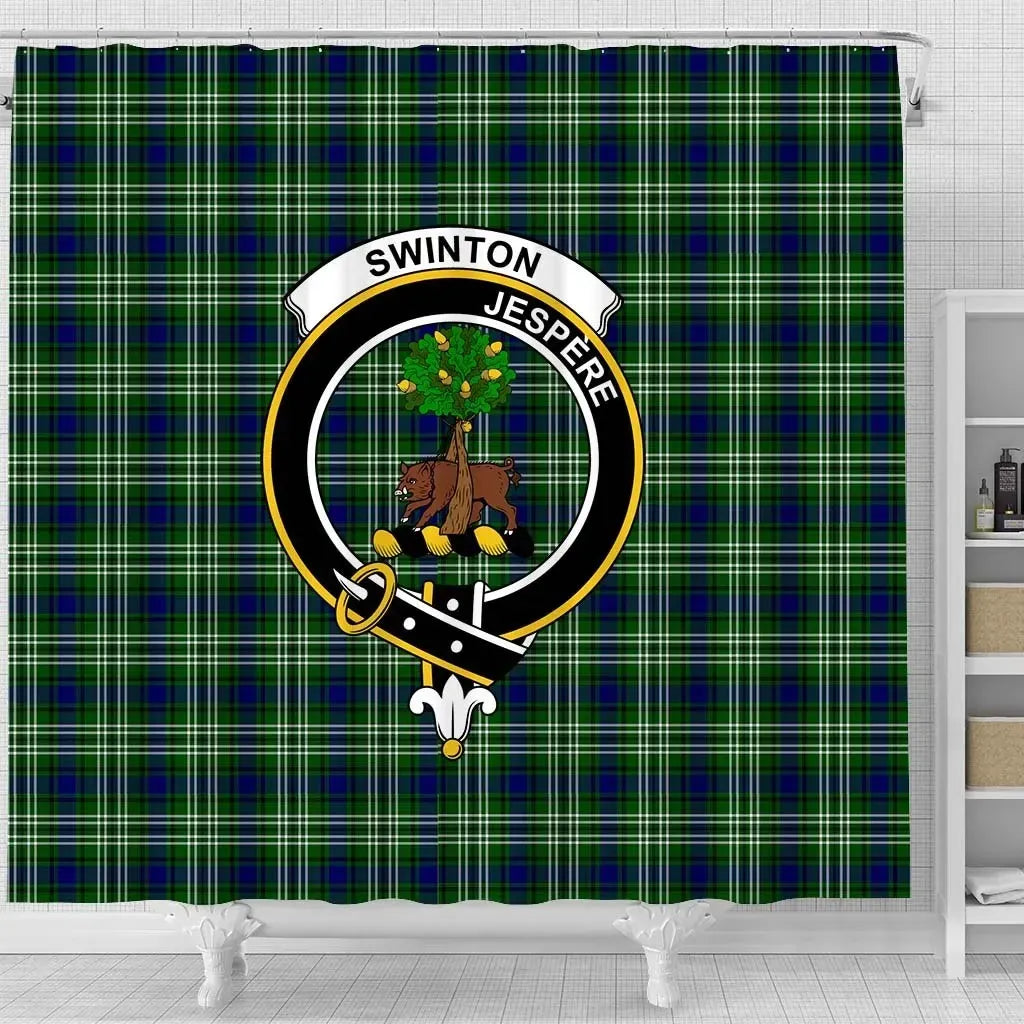 Swinton Tartan Crest Shower Curtain