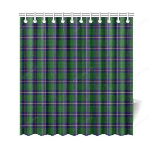 Carmichael Modern Tartan Plaid Shower Curtain