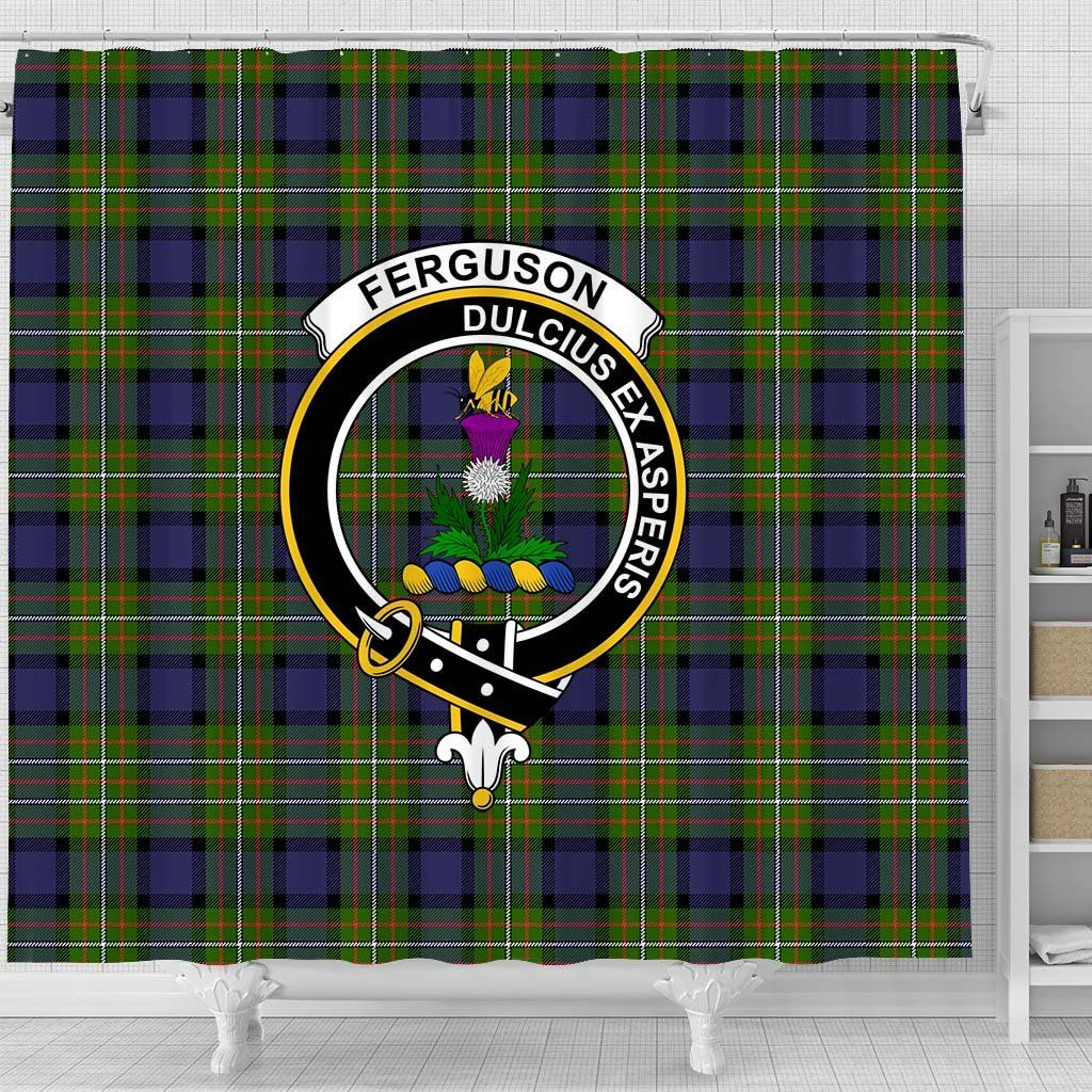 Ferguson Tartan Crest Shower Curtain