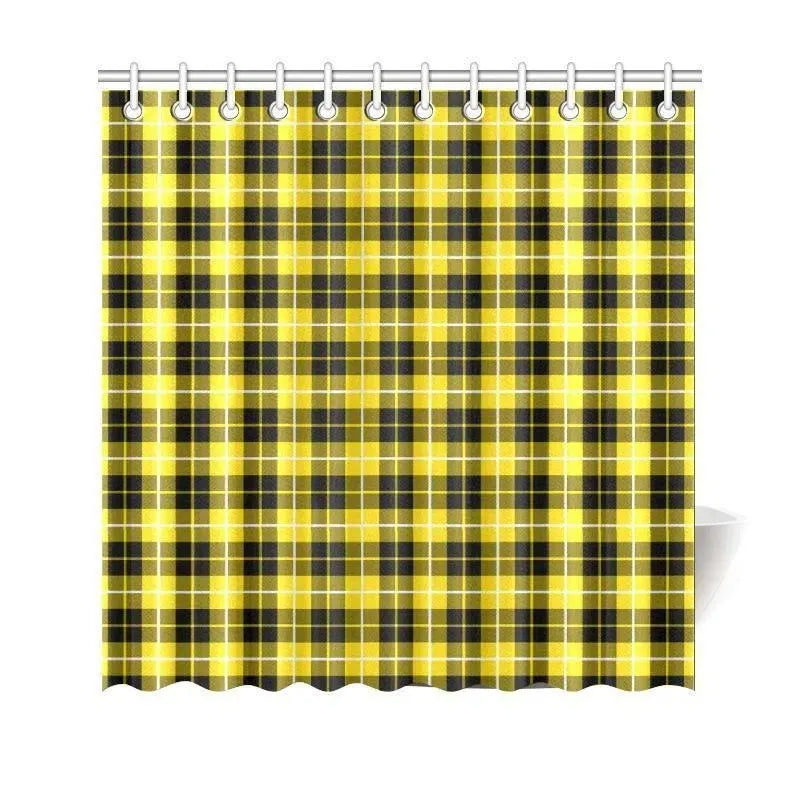 Barclay Dress Modern Tartan Plaid Shower Curtain