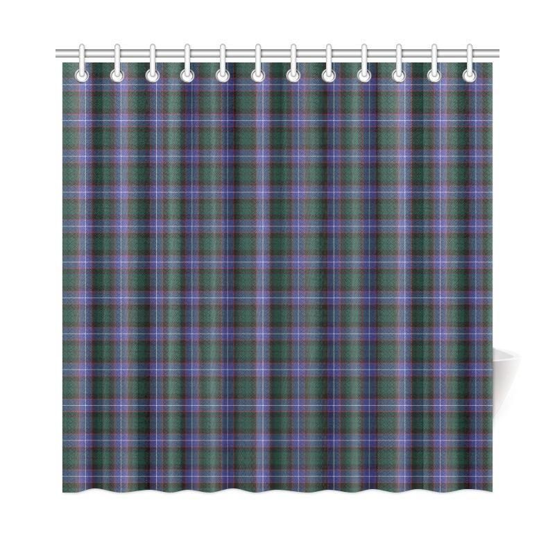 Hunter Modern Tartan Plaid Shower Curtain