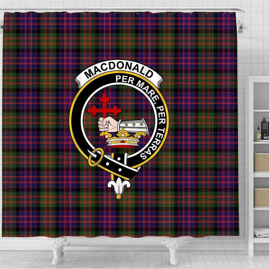 MacDonald ( Donald) Tartan Crest Shower Curtain