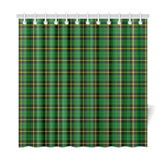 Wallace Hunting, Green Tartan Plaid Shower Curtain