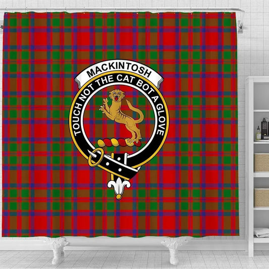 MacKintosh Tartan Crest Shower Curtain