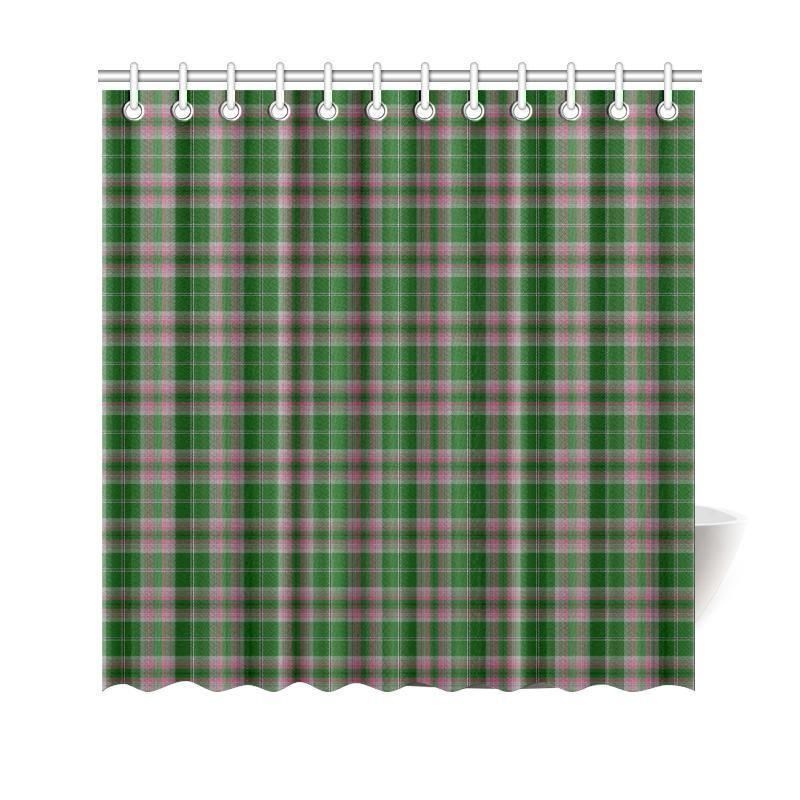 Gray Hunting Tartan Plaid Shower Curtain