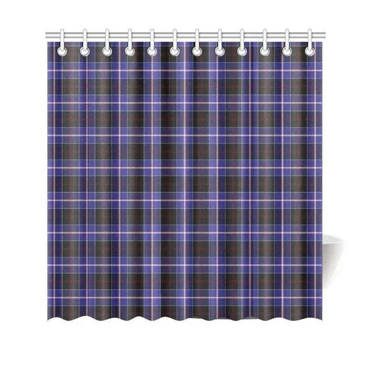 Dunlop Modern Tartan Plaid Shower Curtain