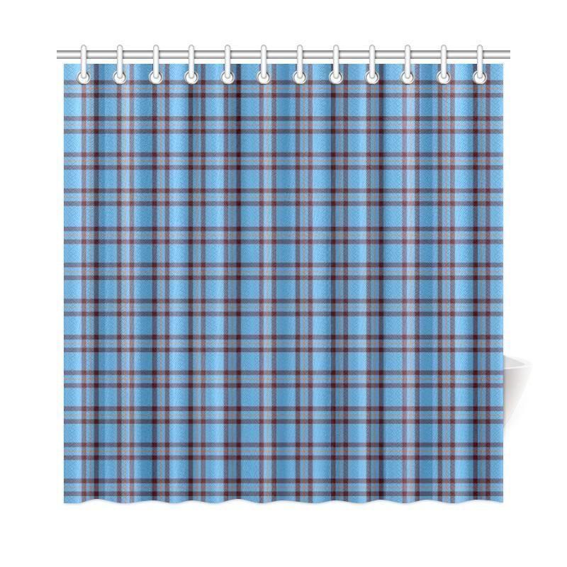 Elliot Ancient Tartan Plaid Shower Curtain