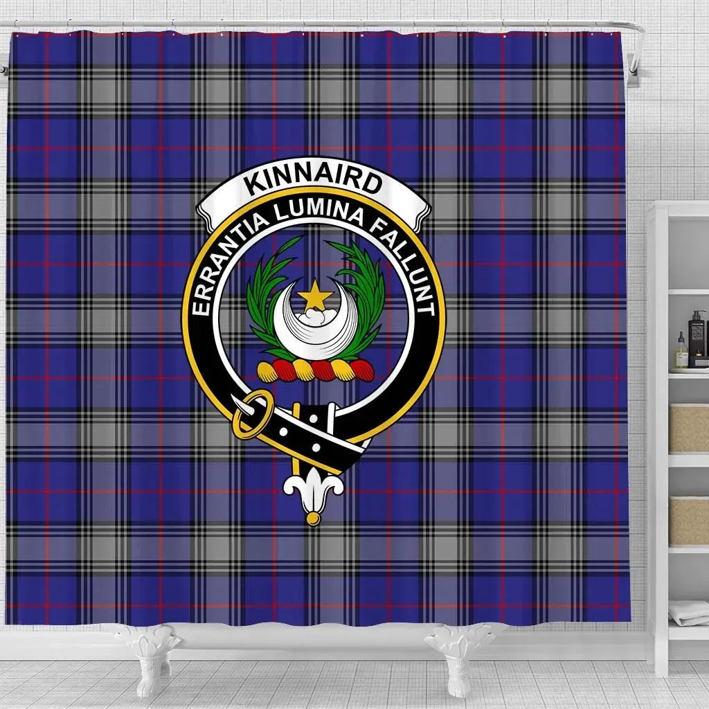 Kinnaird Tartan Crest Shower Curtain