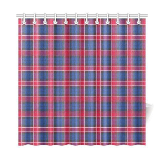 Graham Of Menteith Red Tartan Plaid Shower Curtain