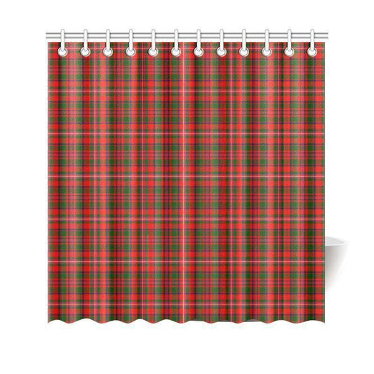 Mackinnon Modern Tartan Plaid Shower Curtain