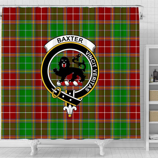 Baxter Tartan Crest Shower Curtain