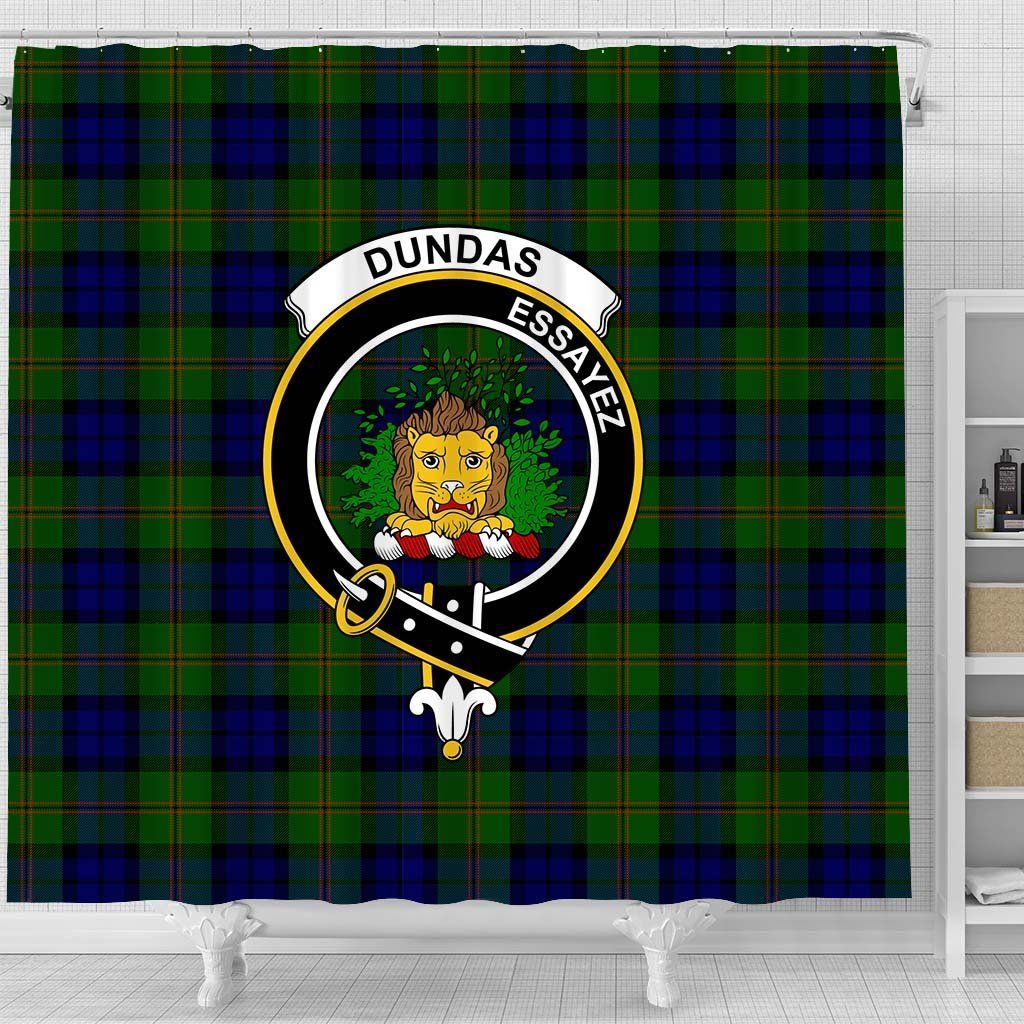 Dundas Tartan Crest Shower Curtain