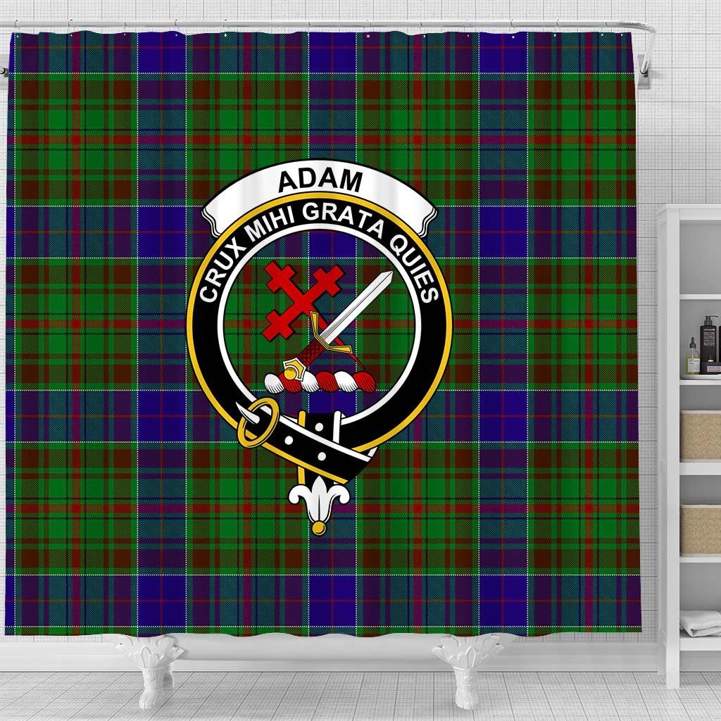 Adam Tartan Crest Shower Curtain