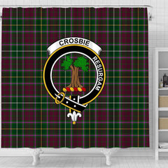 Crosbie Tartan Crest Shower Curtain