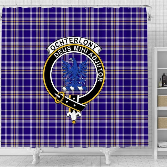 Ochterlony Tartan Crest Shower Curtain