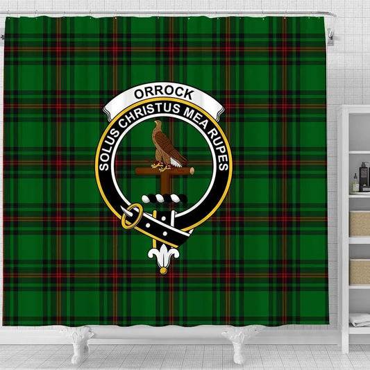 Orrock Tartan Crest Shower Curtain