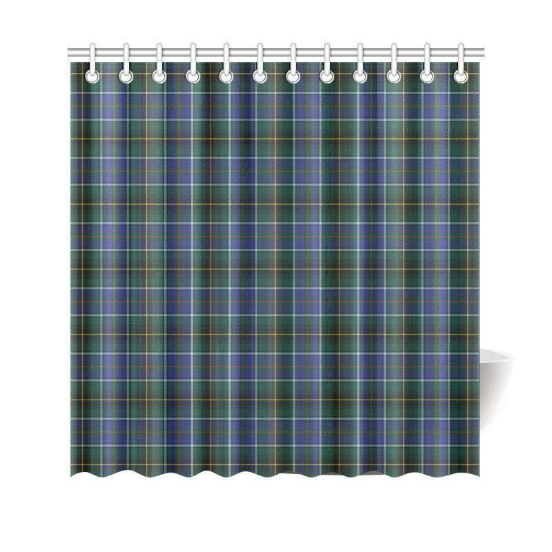 Macinnes Modern Tartan Plaid Shower Curtain