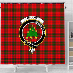 Grant Tartan Crest Shower Curtain
