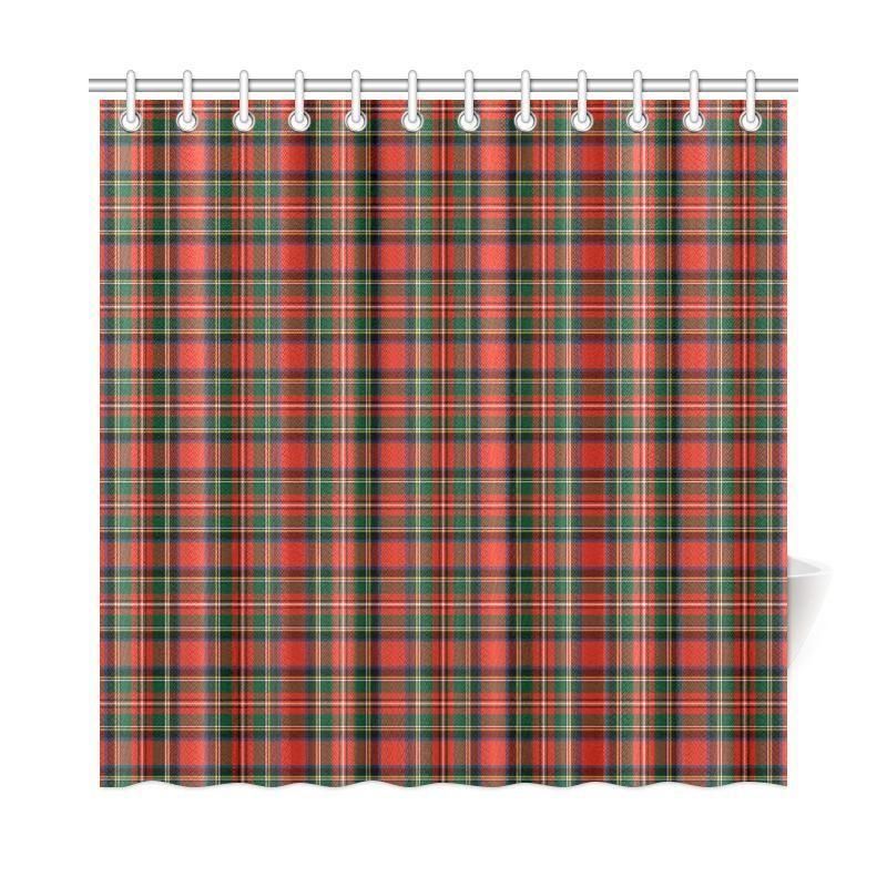 Stewart Royal Modern Tartan Plaid Shower Curtain