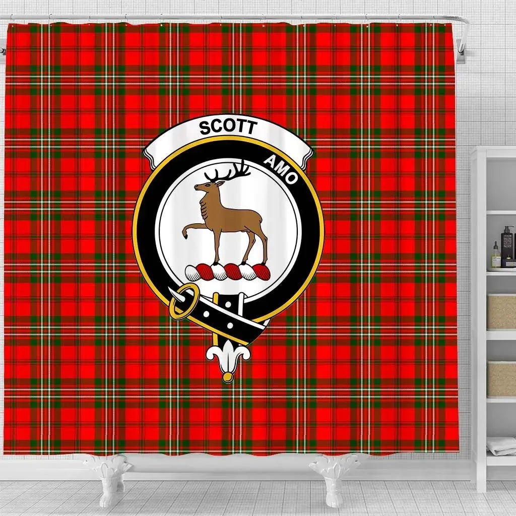 Scott Tartan Crest Shower Curtain