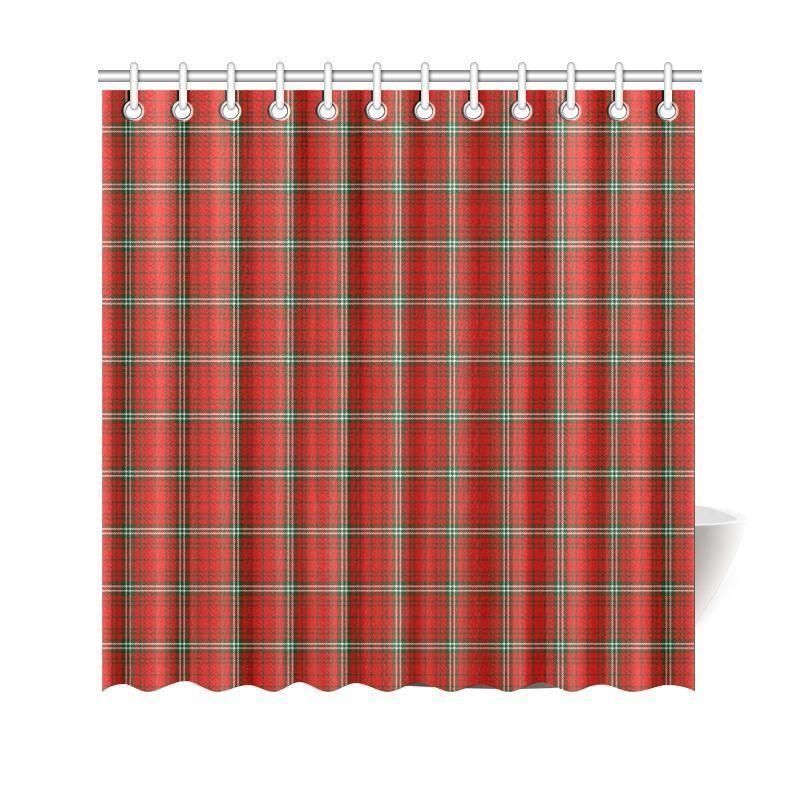 Maclay Modern Tartan Plaid Shower Curtain