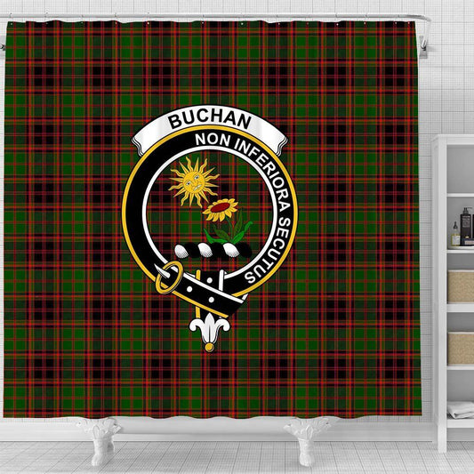 Buchan Tartan Crest Shower Curtain