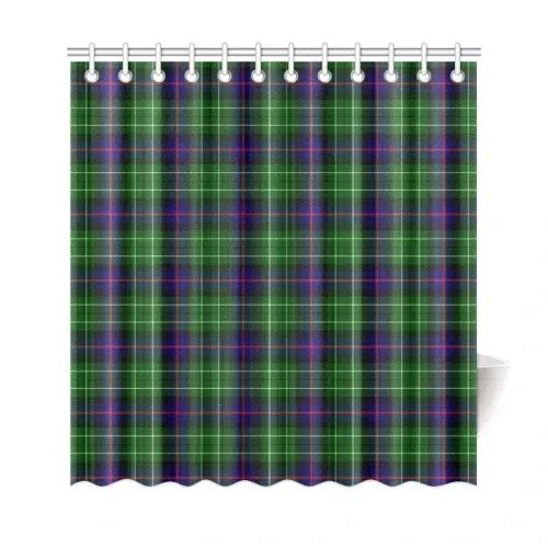 Leslie Hunting Tartan Plaid Shower Curtain