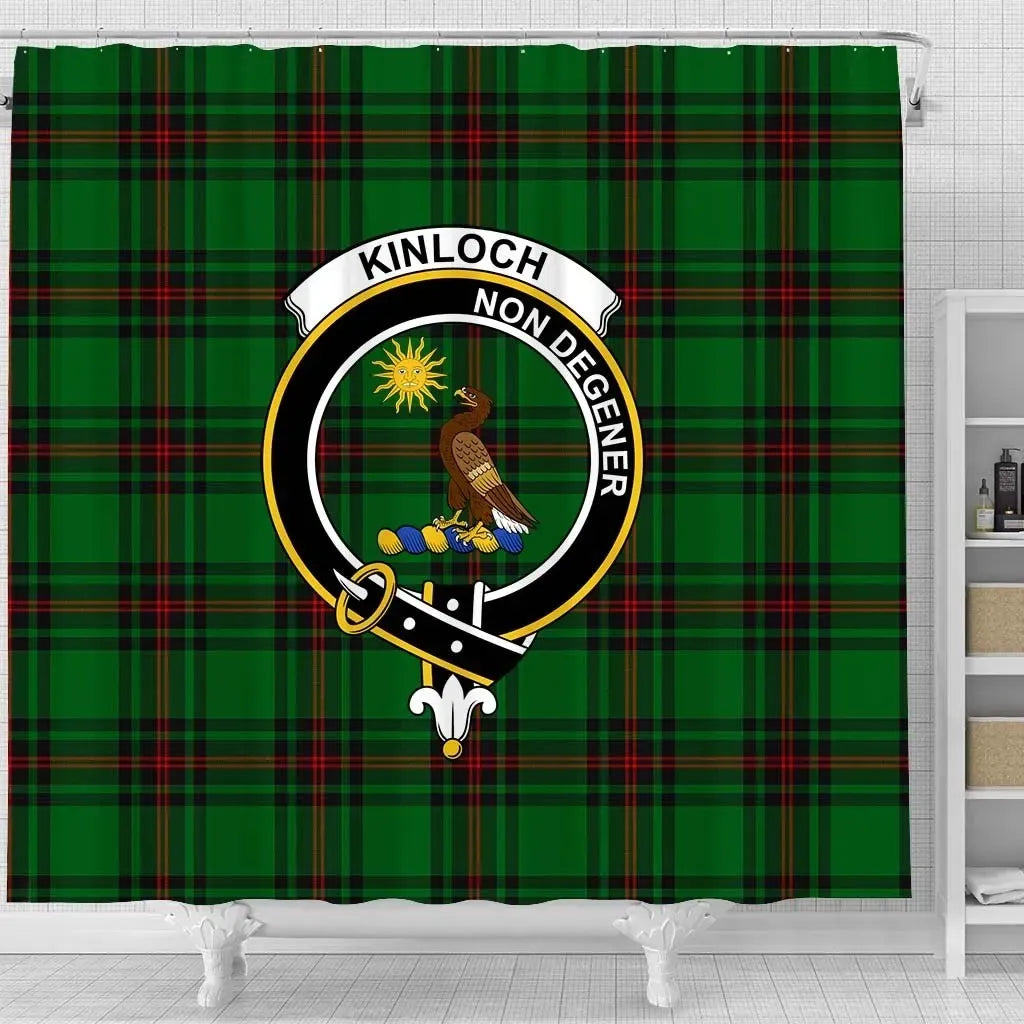 Kinloch Tartan Crest Shower Curtain