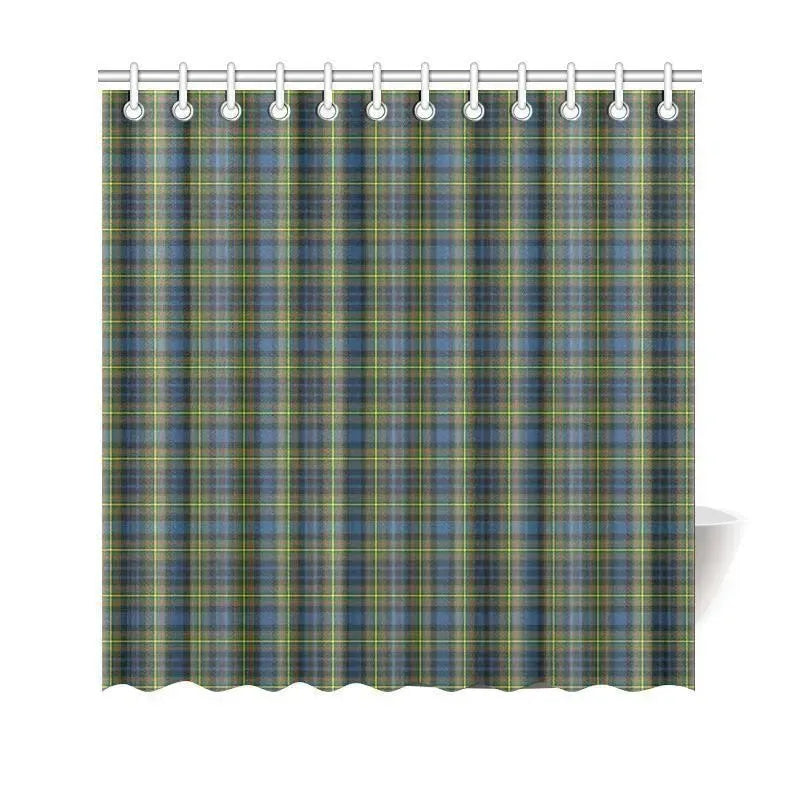 Maclellan Ancient Tartan Plaid Shower Curtain