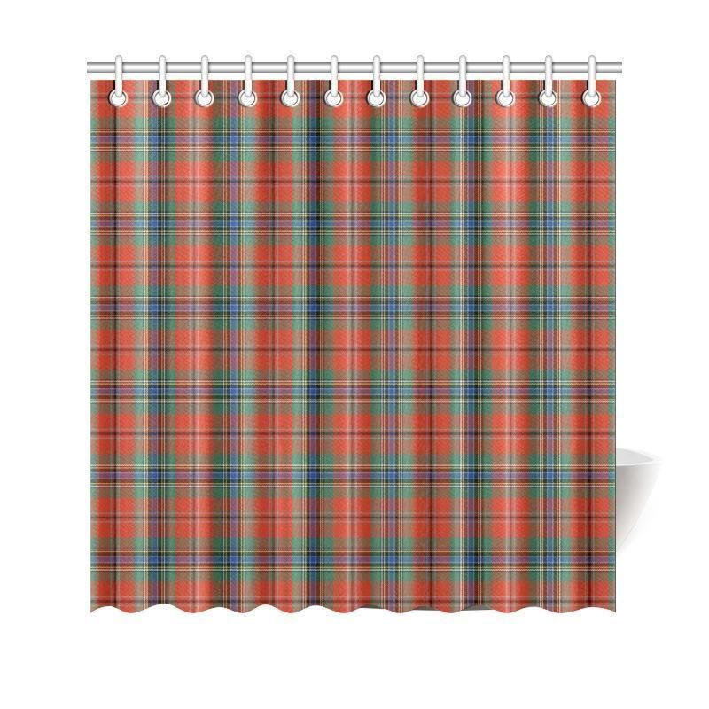 Maclean Of Duart Ancient Tartan Plaid Shower Curtain