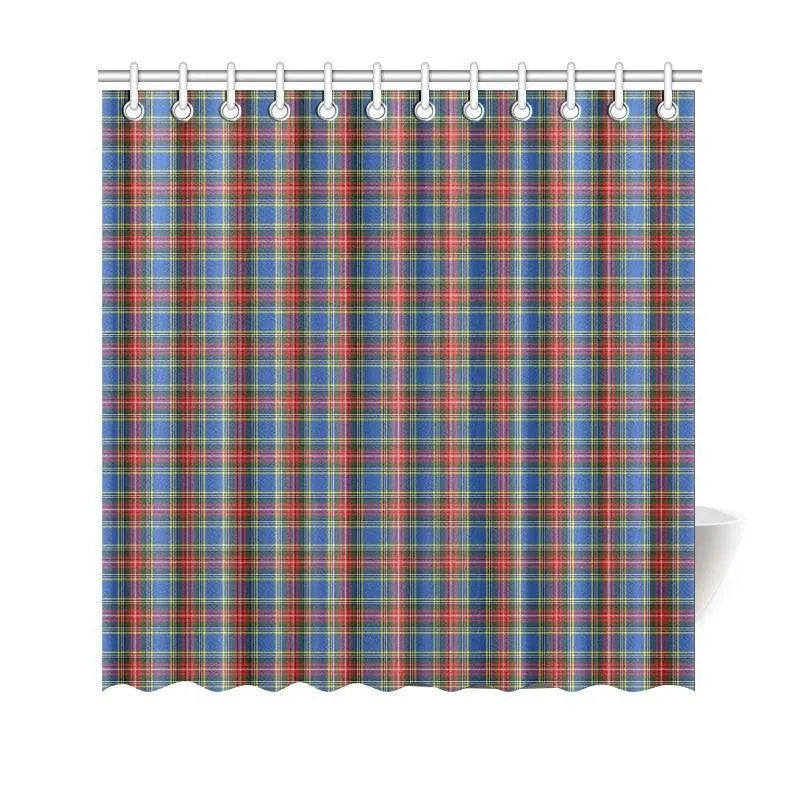 Macbeth Modern Tartan Plaid Shower Curtain
