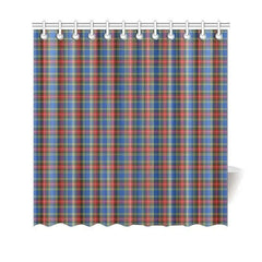 Macbeth Modern Tartan Plaid Shower Curtain