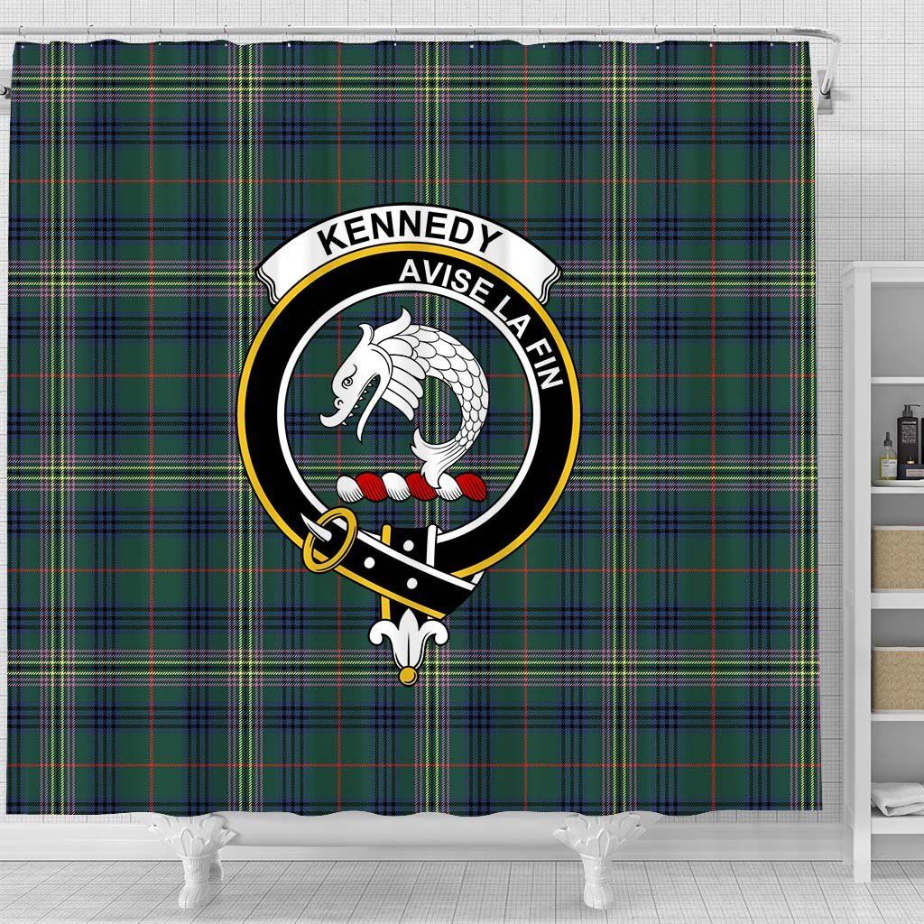 Kennedy Tartan Crest Shower Curtain