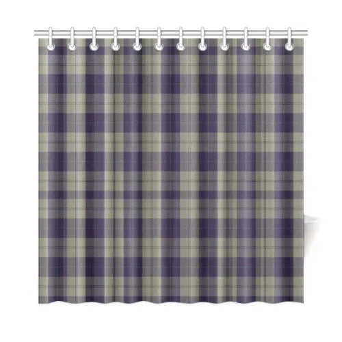 Cunningham Dress Blue Dancers Tartan Plaid Shower Curtain