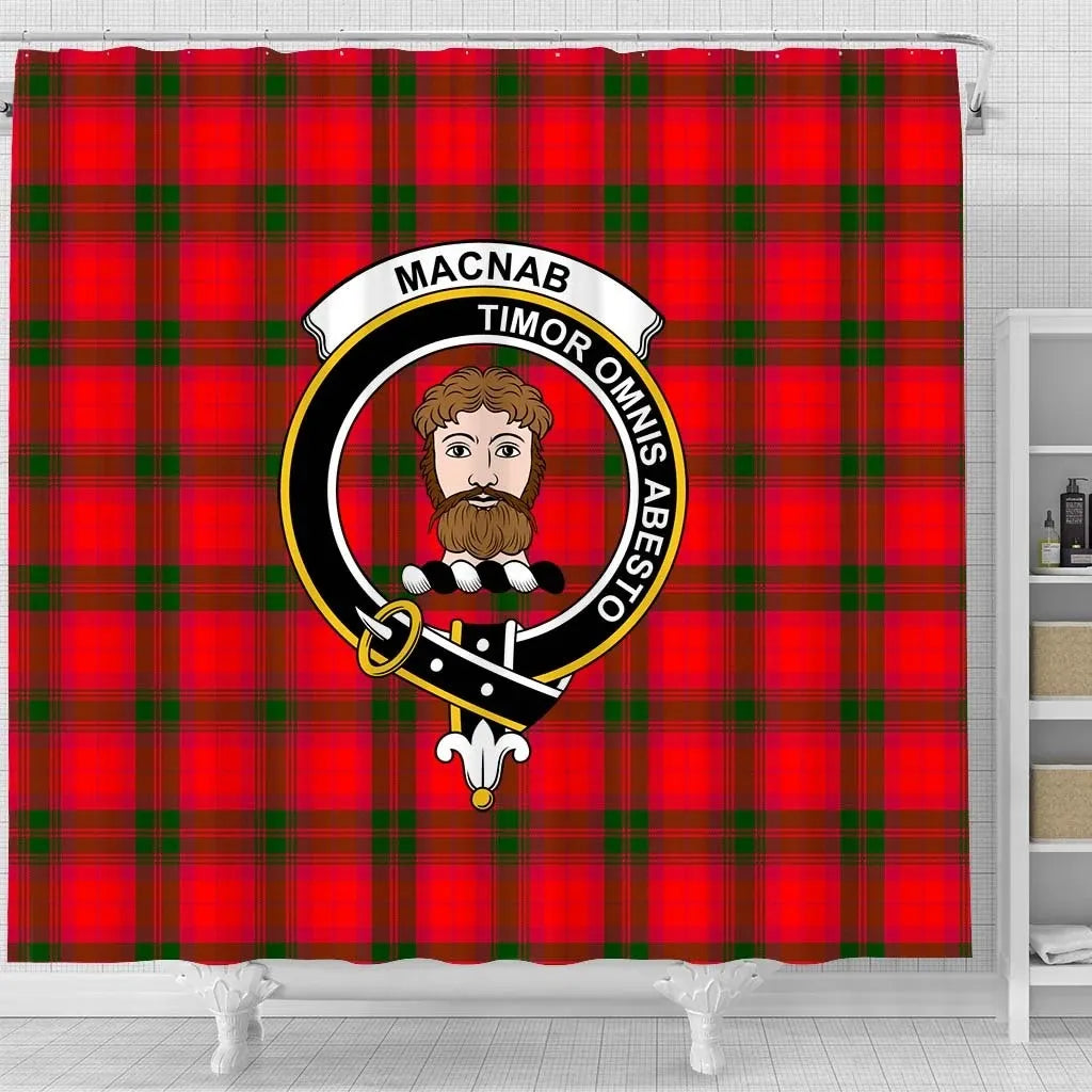 MacNab Tartan Crest Shower Curtain