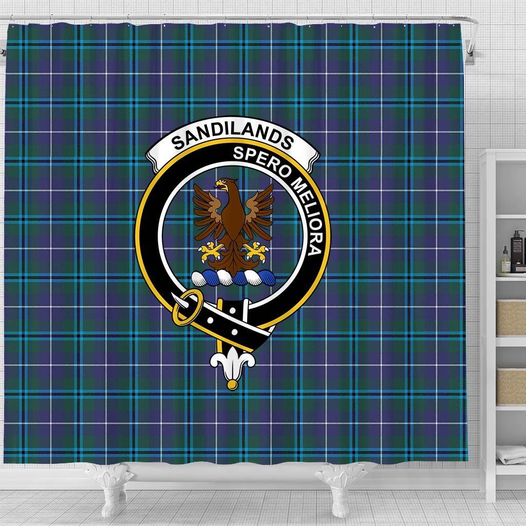 Sandilands Tartan Crest Shower Curtain