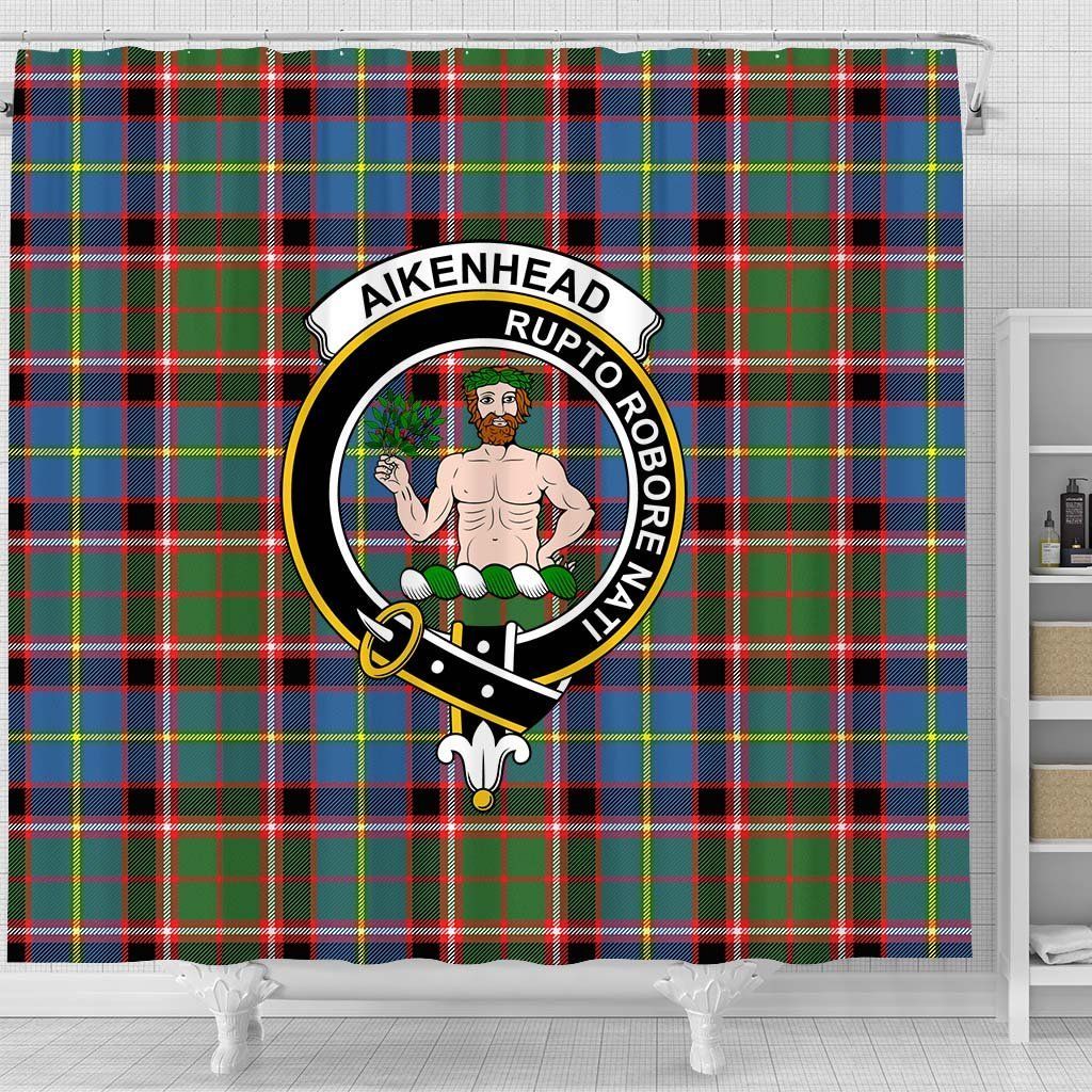 Aikenhead Tartan Crest Shower Curtain