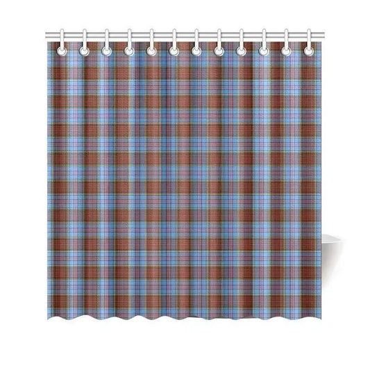 Anderson Modern Tartan Plaid Shower Curtain