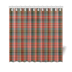 Macpherson Weathered Tartan Plaid Shower Curtain