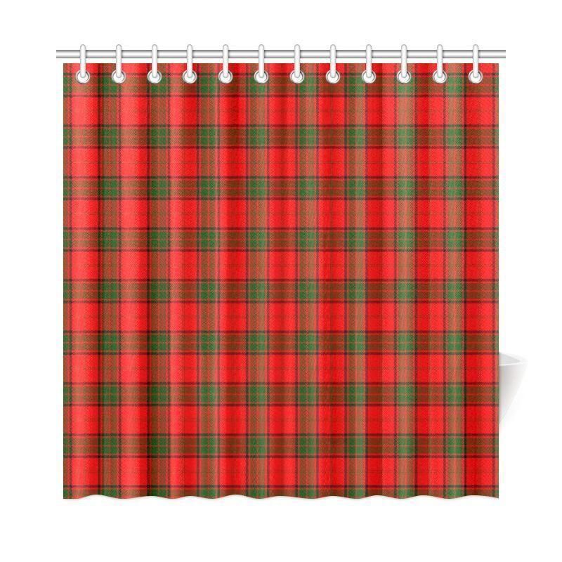 Maxwell Modern Tartan Plaid Shower Curtain