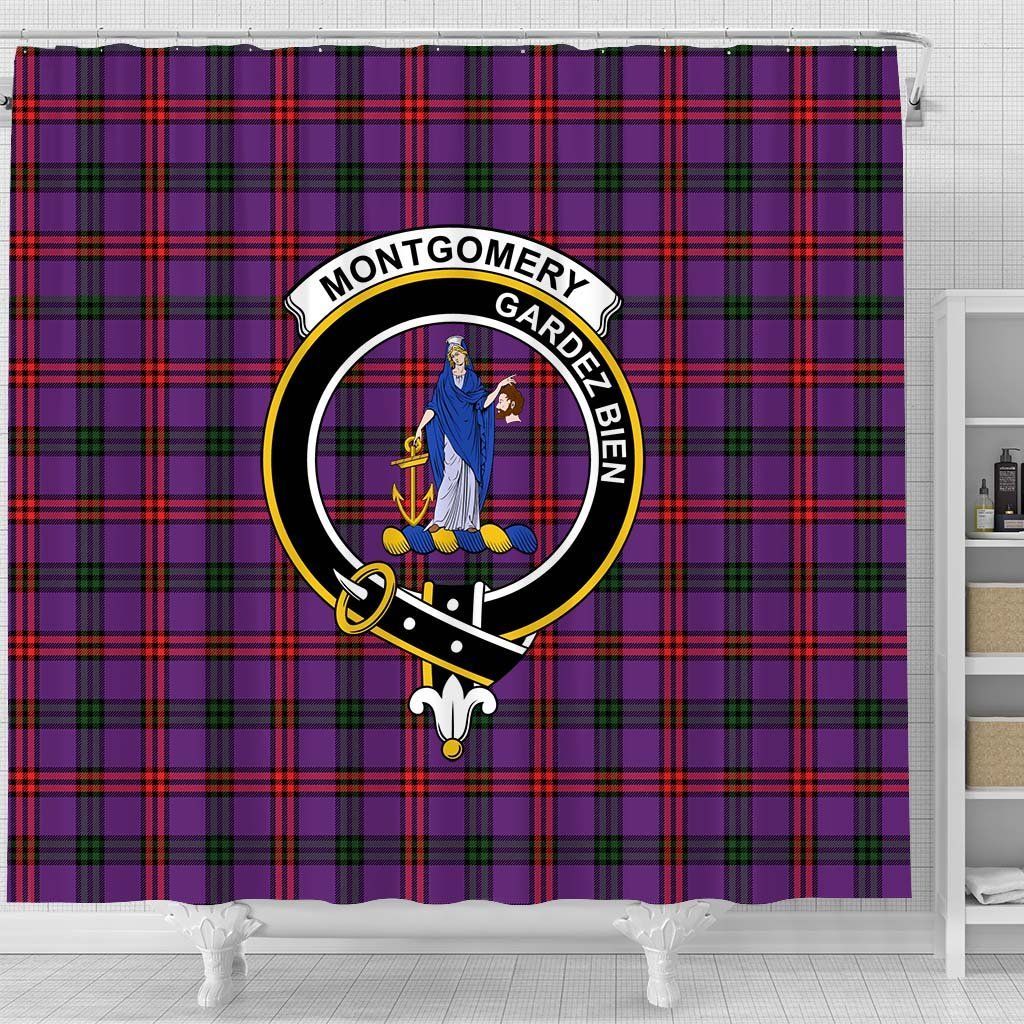 Montgomery Tartan Crest Shower Curtain