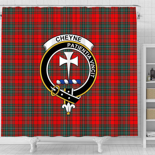 Cheyne Tartan Crest Shower Curtain