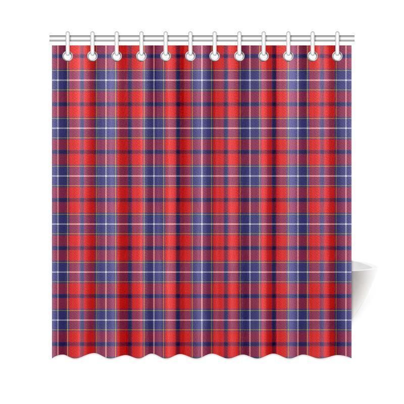 Wishart Dress Tartan Plaid Shower Curtain