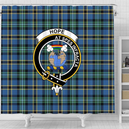 Hope Tartan Crest Shower Curtain