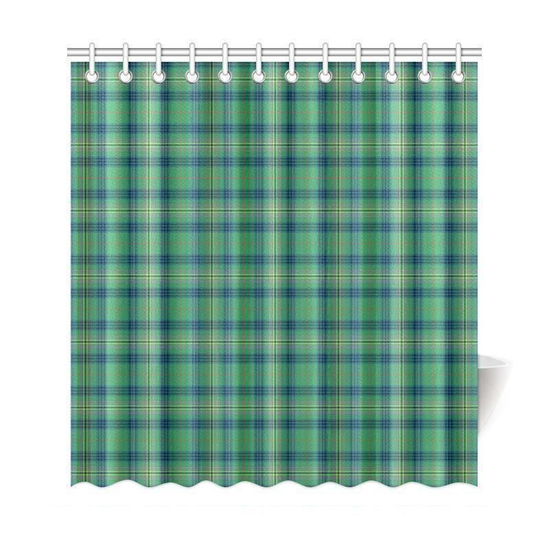 Kennedy Ancient Tartan Plaid Shower Curtain