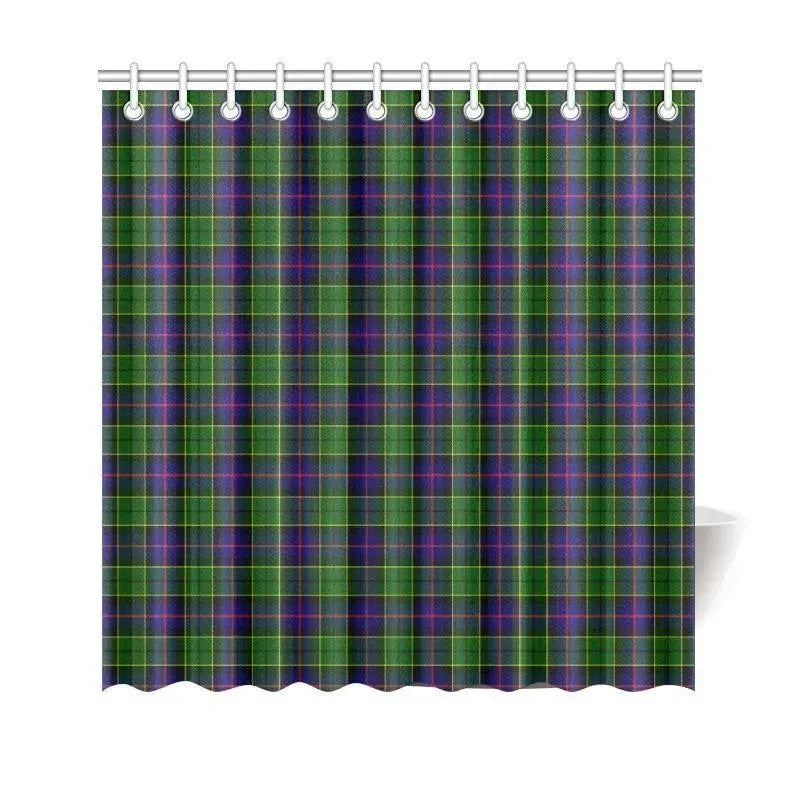 Forsyth Modern Tartan Plaid Shower Curtain