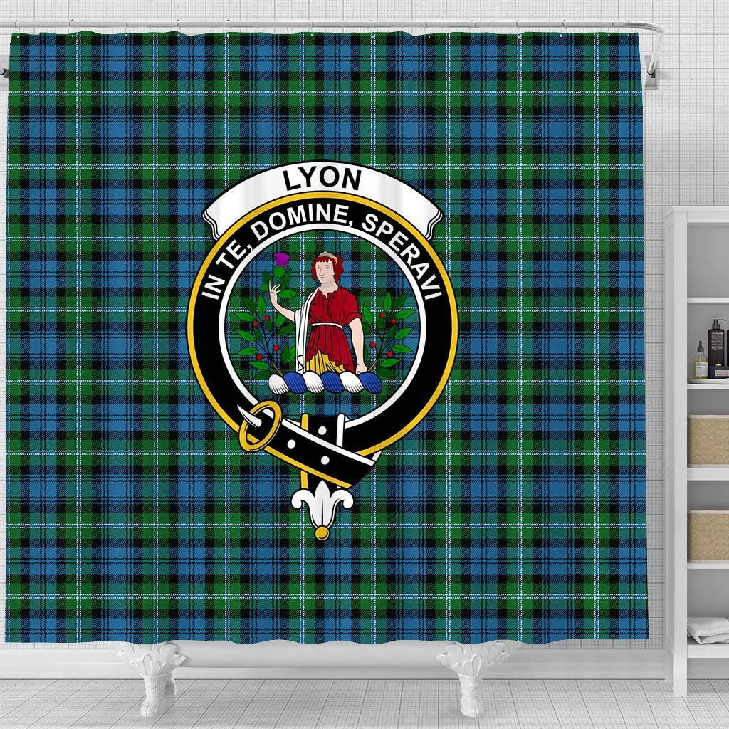 Lyon Tartan Crest Shower Curtain