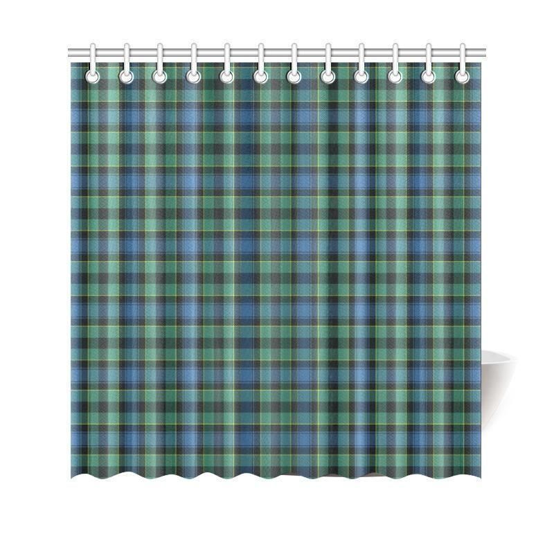 Mouat Tartan Plaid Shower Curtain